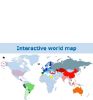 Interactive world map Interactive world map