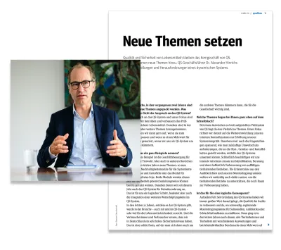 23 10 20 Interview Qualitas Hinrichs Neue Themen Setzen