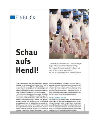 Qualitas Sommer Schau Aufs Hendl