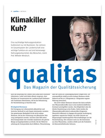 QS Magazin Qualitas Herbst 2022 Beitrag Windisch 1